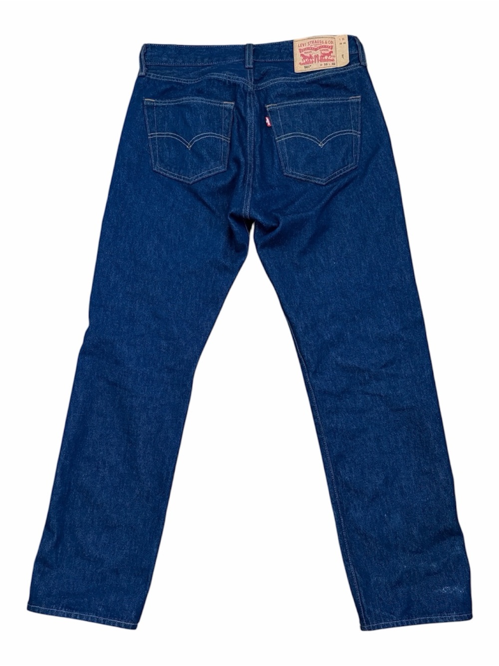 Levi's 501 STF Rigid Straight Jeans - Indigo 33 x 32 - Picture 3 of 3